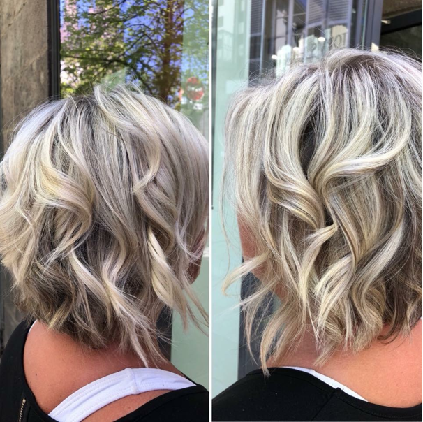 Coupe cheveux clairs