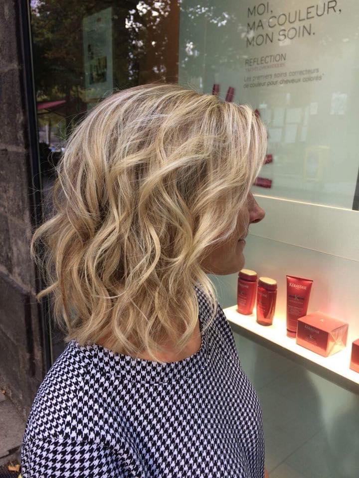 Une coupe réalisée au salon