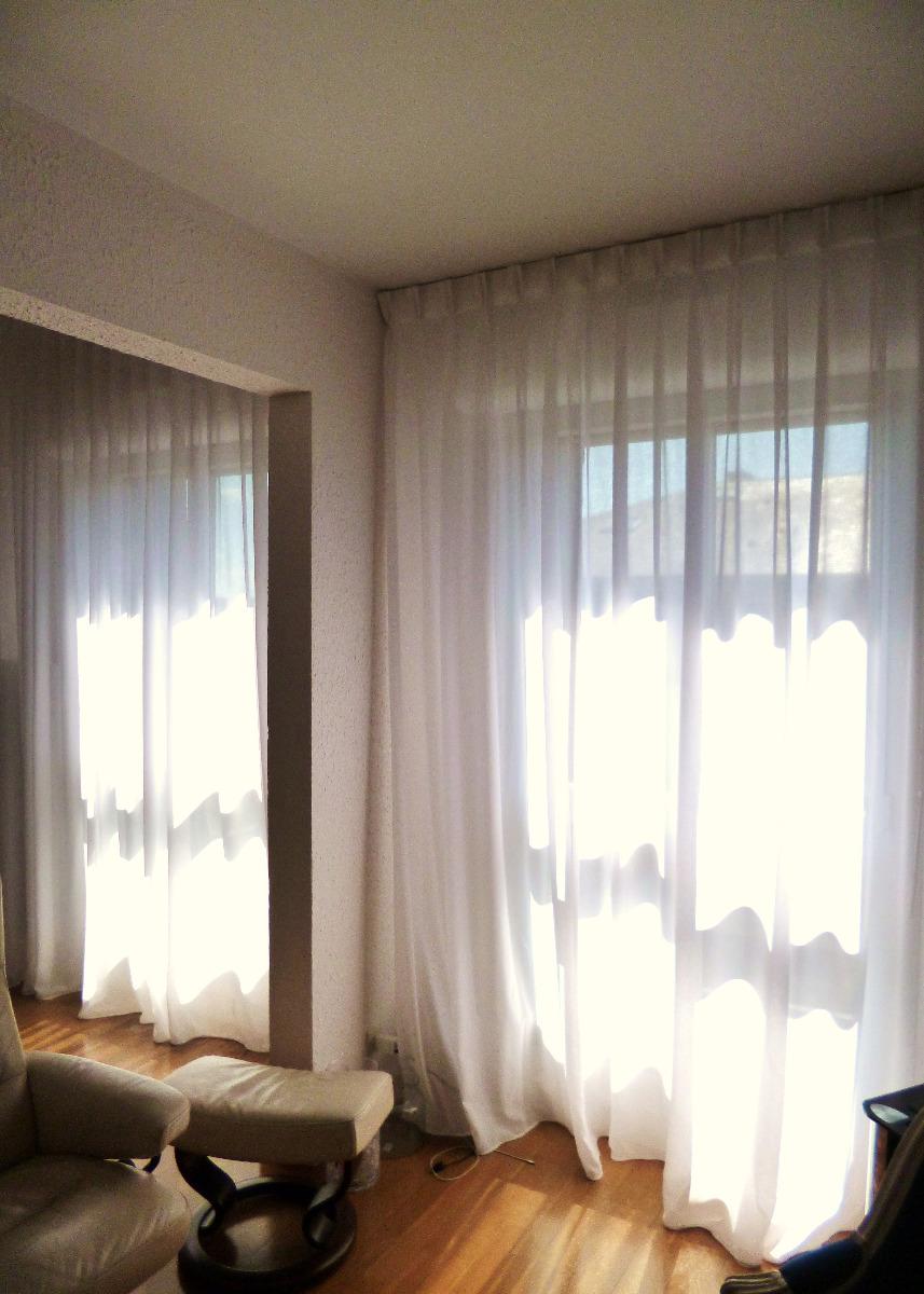 Voilages façon tapissier