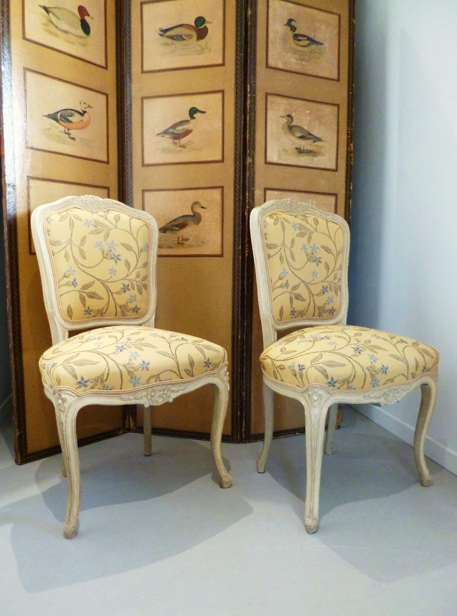 Chaises style Louis XV