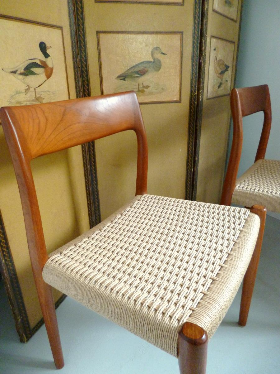 Chaises en corde danoise