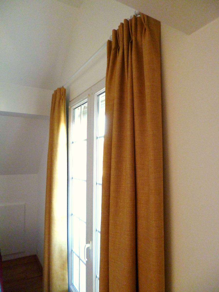 Rideaux occultants façon tapissier