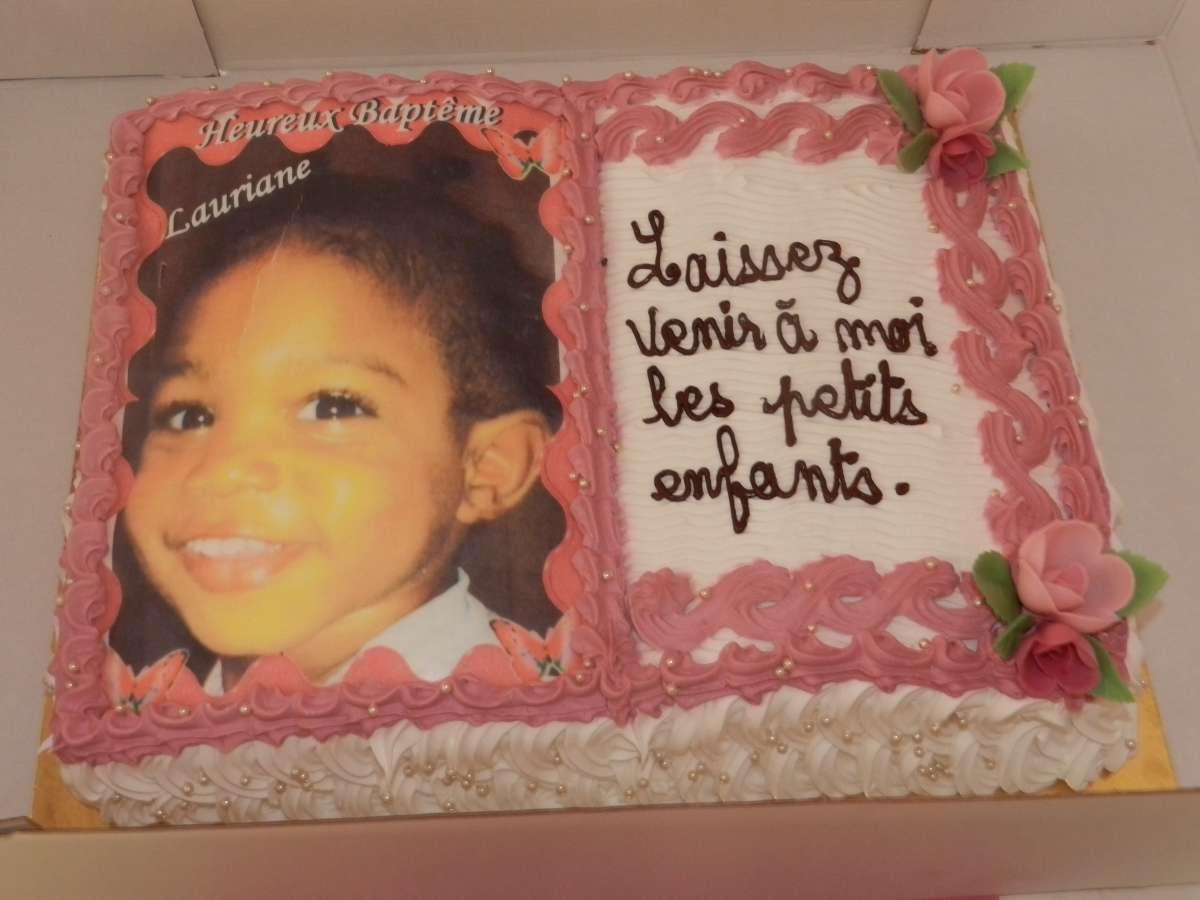Gâteau de baptème à Sainte-Luce en Martinique