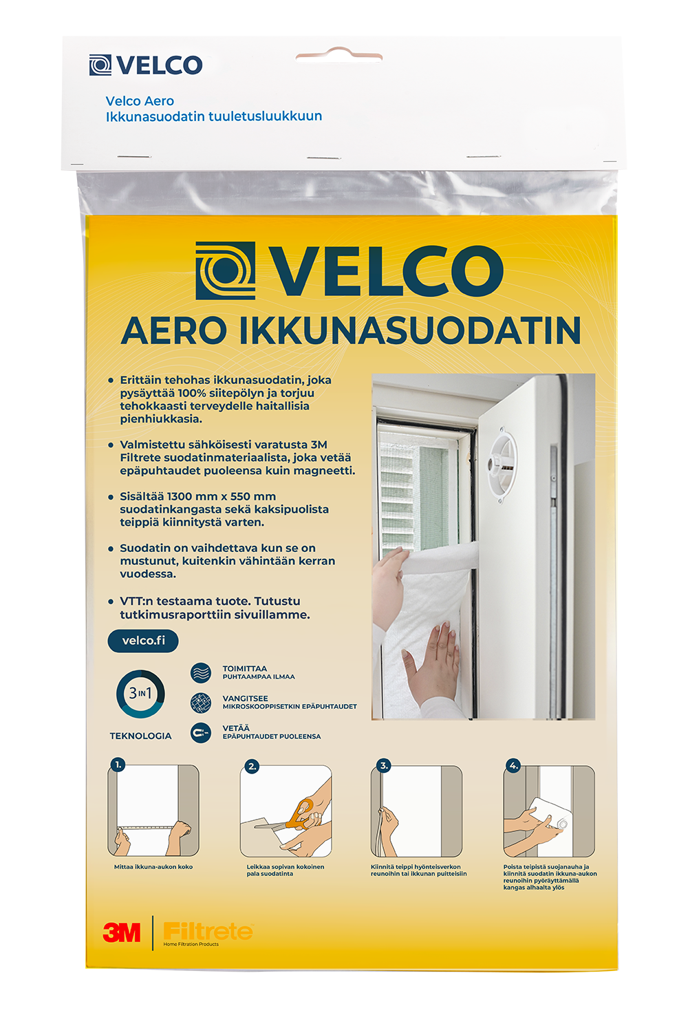 velco-aero-ikkunasuodattimen-pakkauskoko-muuttuu