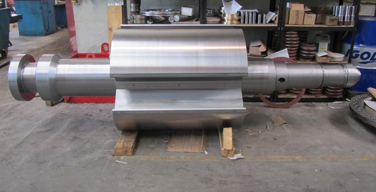 Rotor massif usiné sur tour 8 m