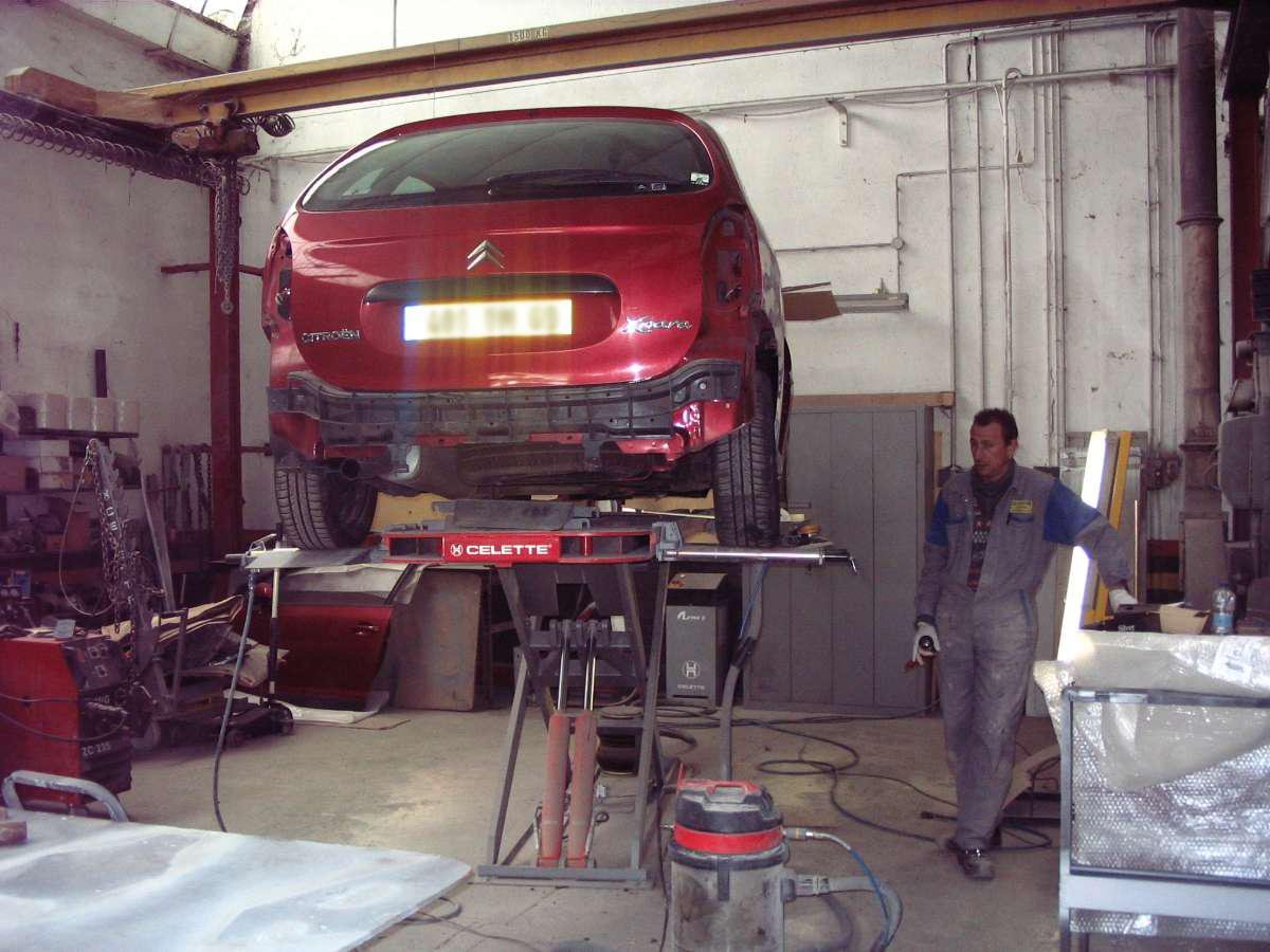 Banc de redressage à Villefranche-sur-Saône dans le Rhône 69
