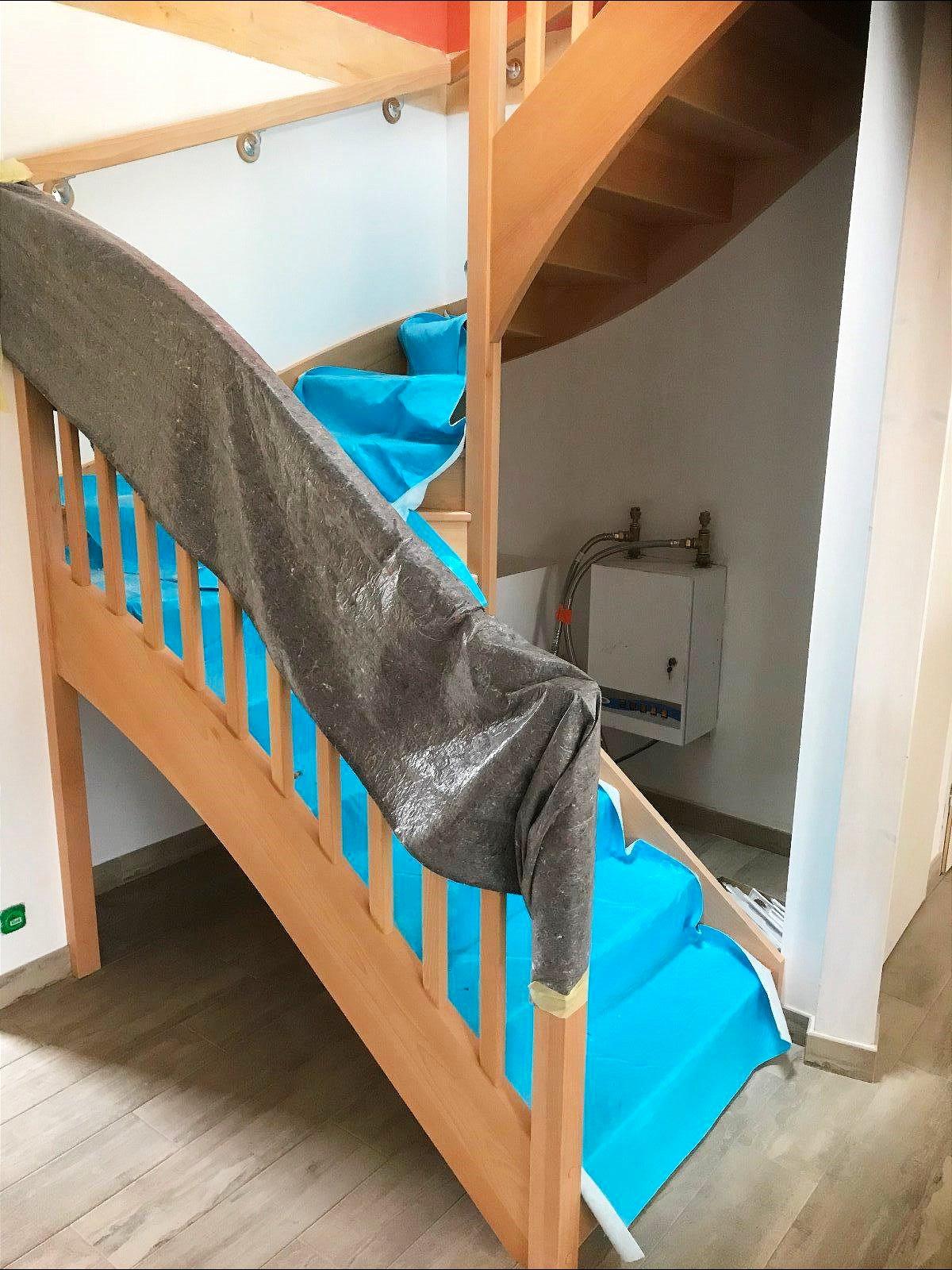 installation d'escalier