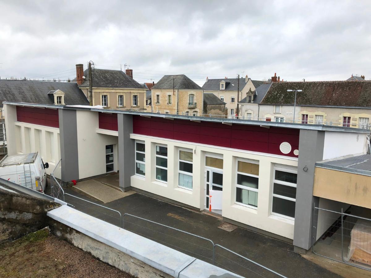 Fenêtre extérieur d'école