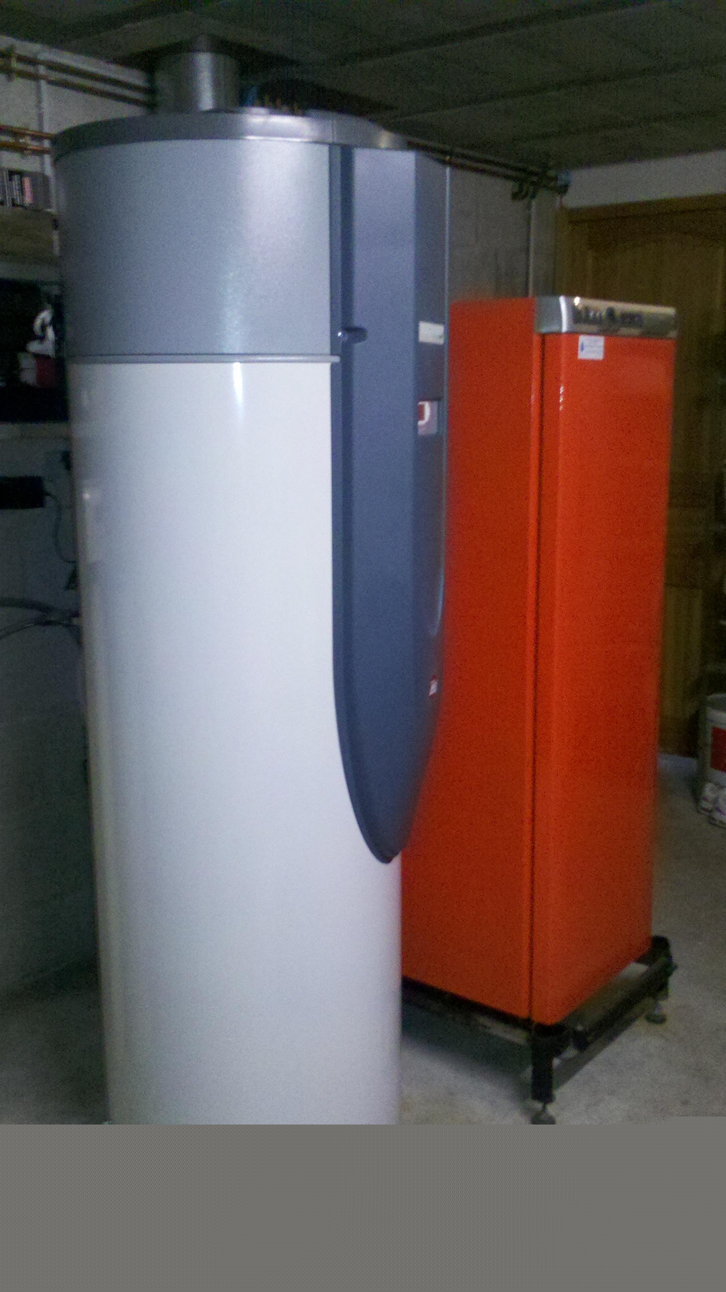 Thermodynamique en relève d'ECS de chaudière