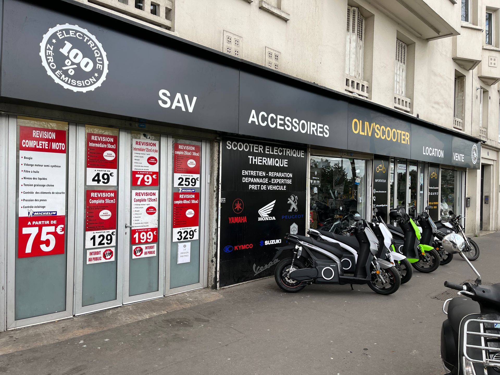 Oliv'Scooter Magasin de scooter électrique à Paris 19e