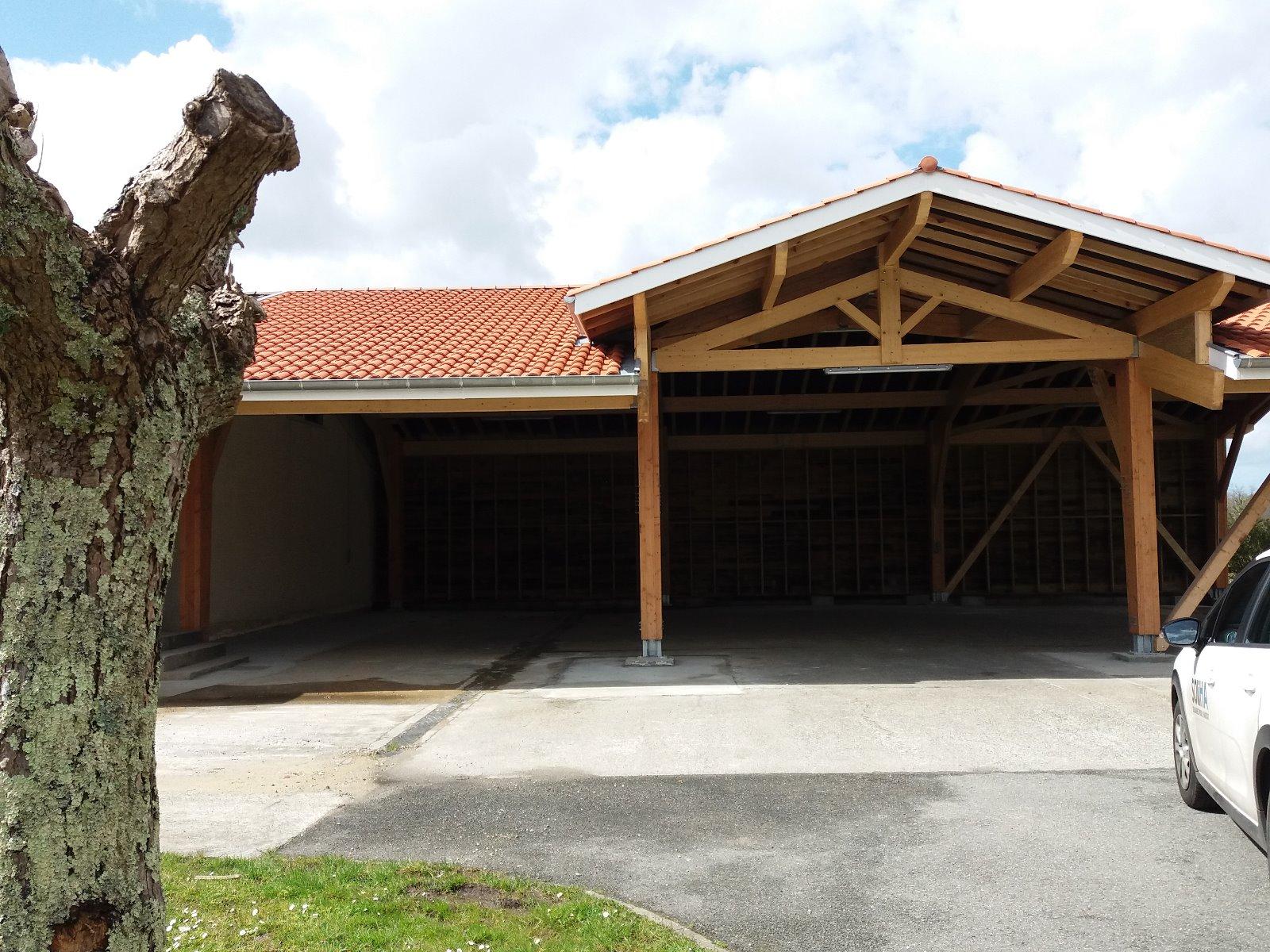 construction d'un preau