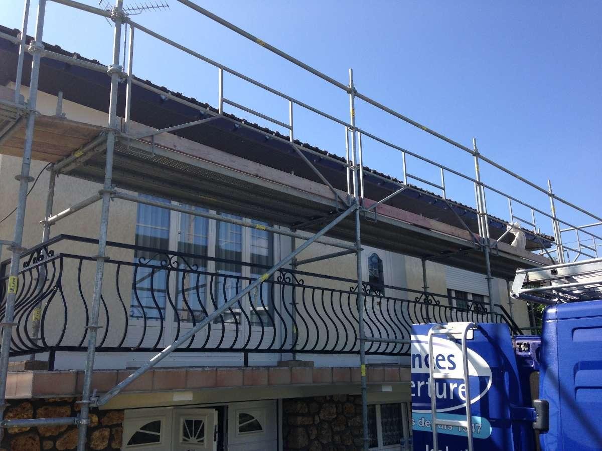 Alliances Couverture : Remplacement de sous face bois par des sous face PVC