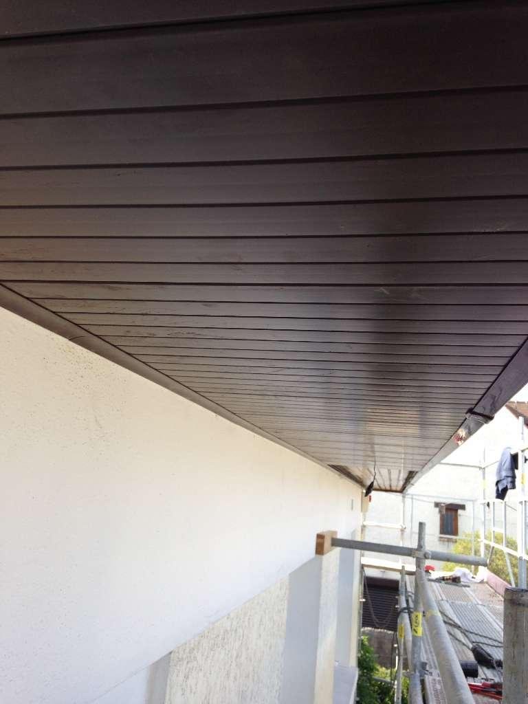 Remplacement de sous face bois par des sous face PVC par Alliances Couverture