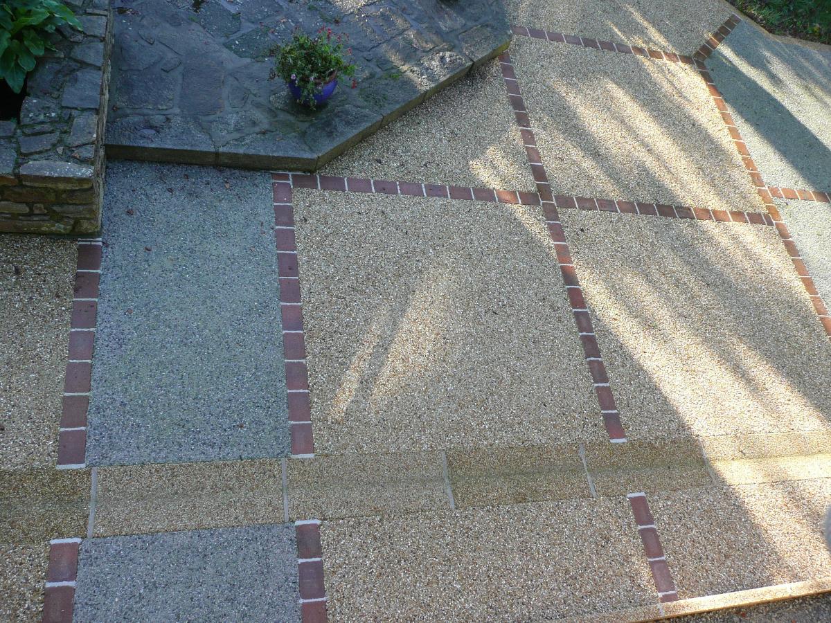 Dallage béton désactivé