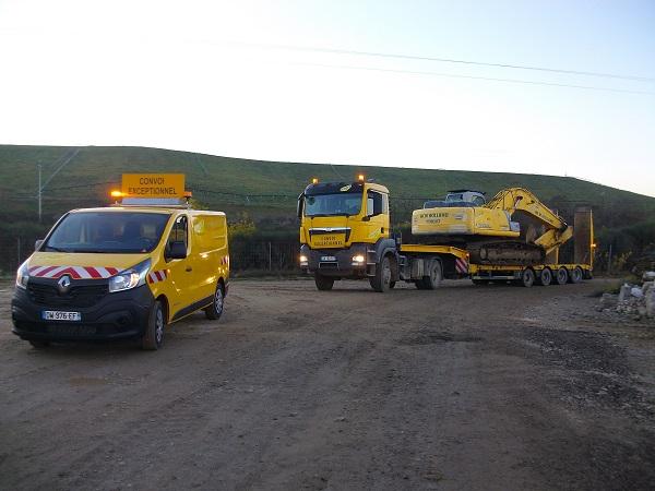 Equipement pour convoi exceptionnel