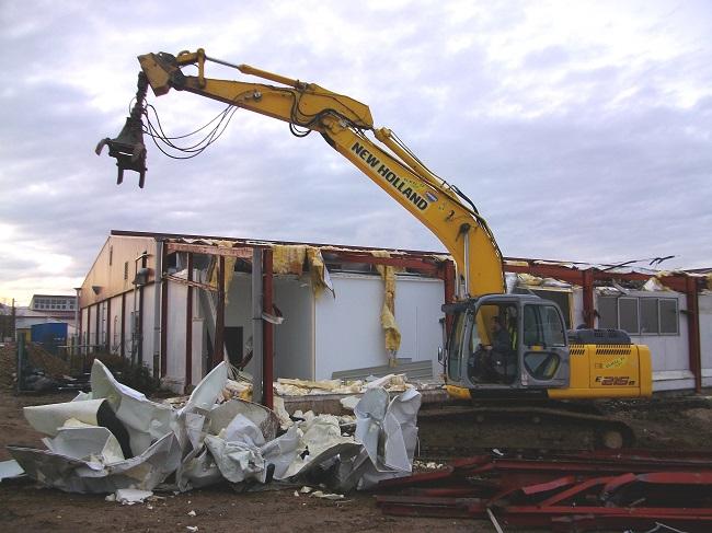 Démolition de bâtiments