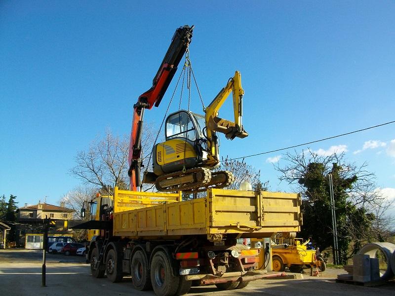 CAMION GRUE MINI PELLE