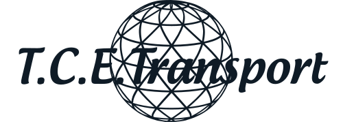 T.C.E Transport  landing logo