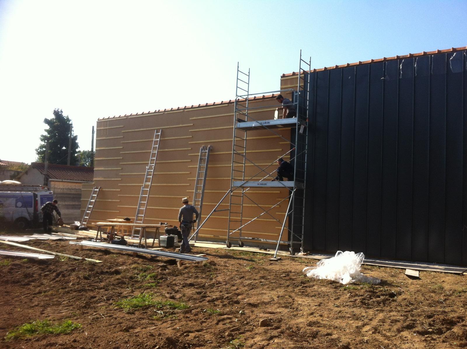 Isolation ext fibre de bois