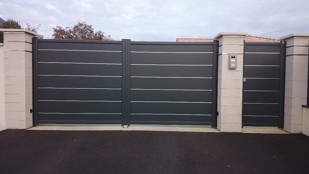 portail portillon alu Chantonnay