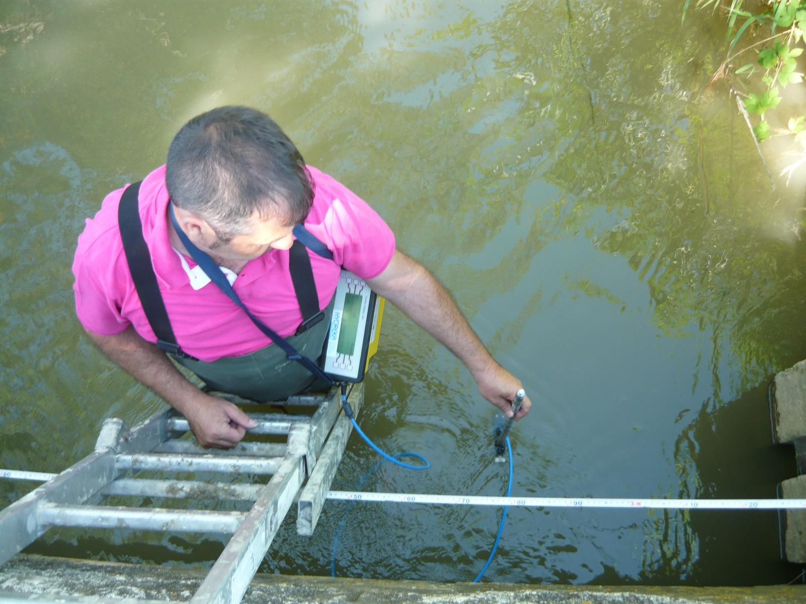 mesure canal irrigation