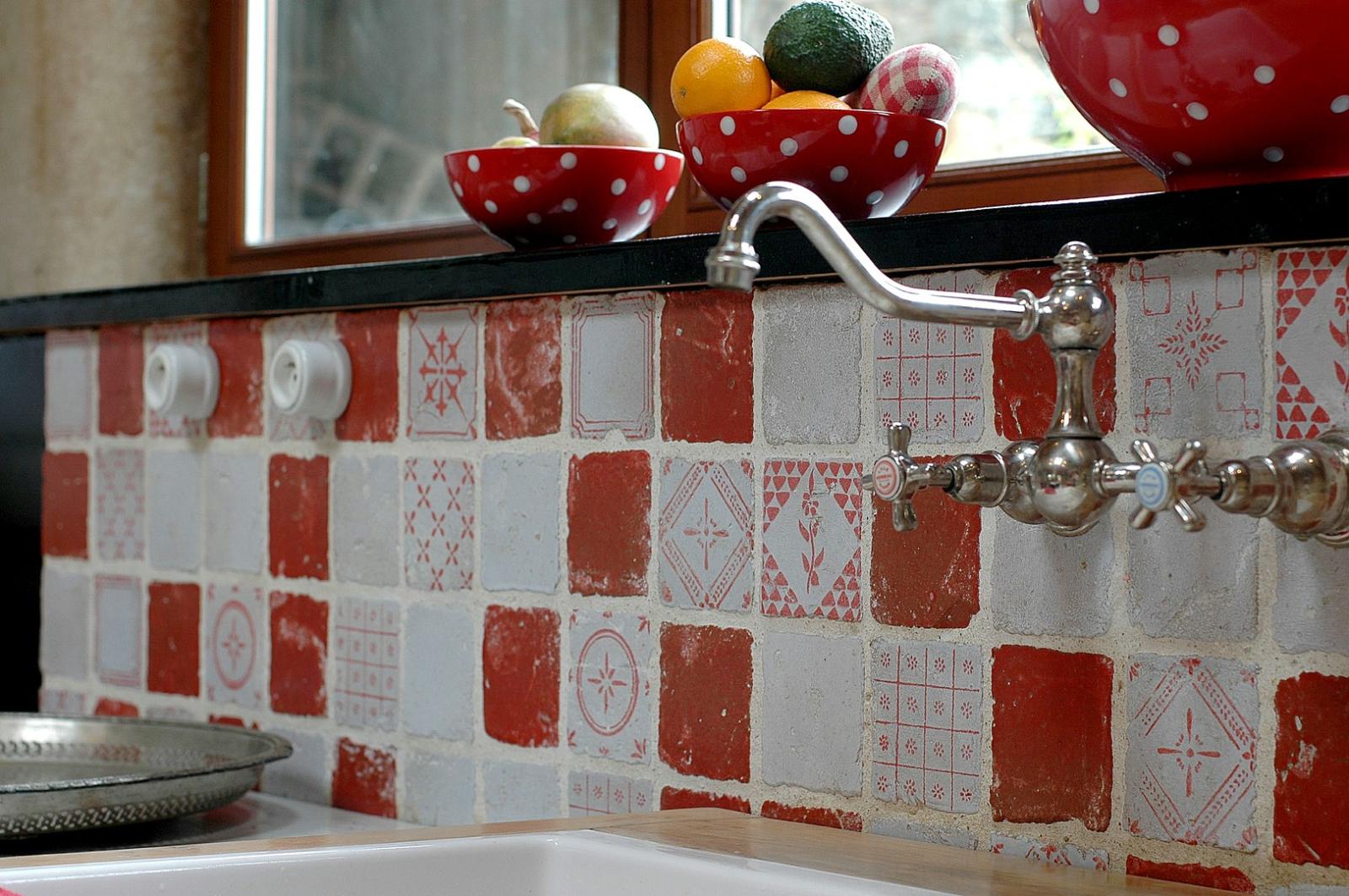 faïence terre cuite joints à la chaux-D.Le pennec maçonnerie Paimpol