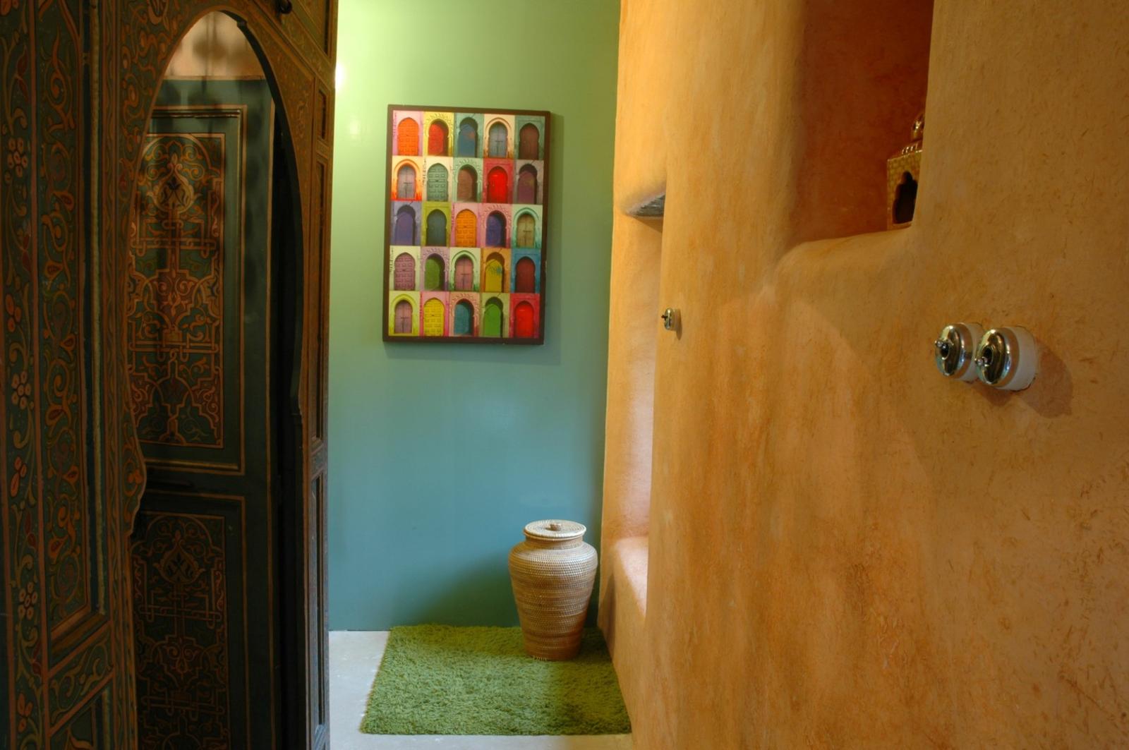 enduit chaux chanvre finition lissé avec pigments naturels D.Le Pennec