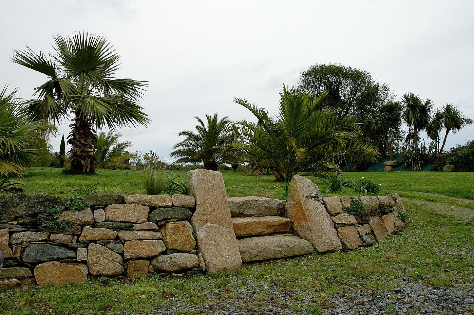 aménagement ext muret pierres sèches maçonnerie D.Le Pennec Paimpol