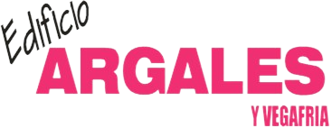 Un logotipo rosa y negro para Argales y Vegafría.