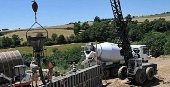 Manche plate caoutchouc pour chantier