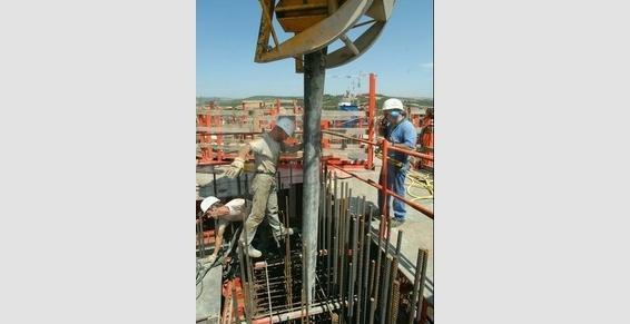 Manche plate caoutchouc pour benne suspendue