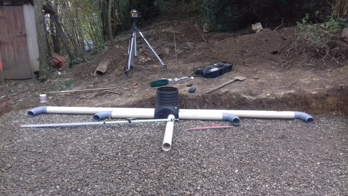 filtre à sable non drainé 30 m2 à Peschadoires