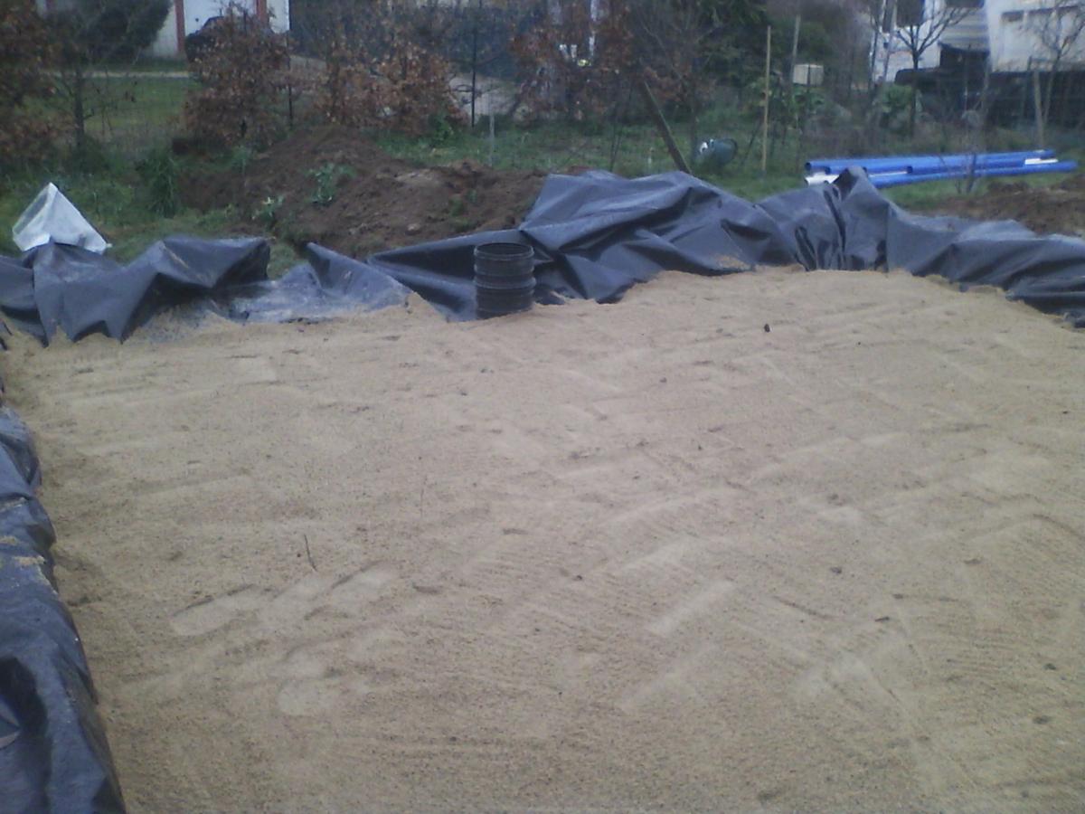 Filtre à sable vertical drainé 25 m2 à orléat 3