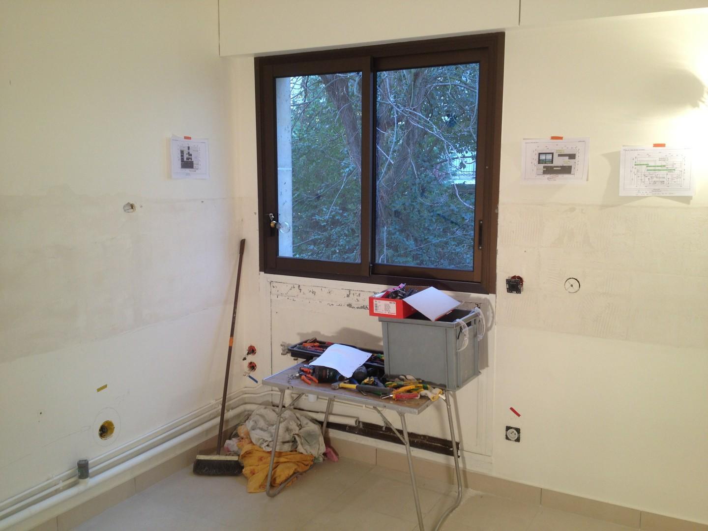 Encastrement des installations cuisine