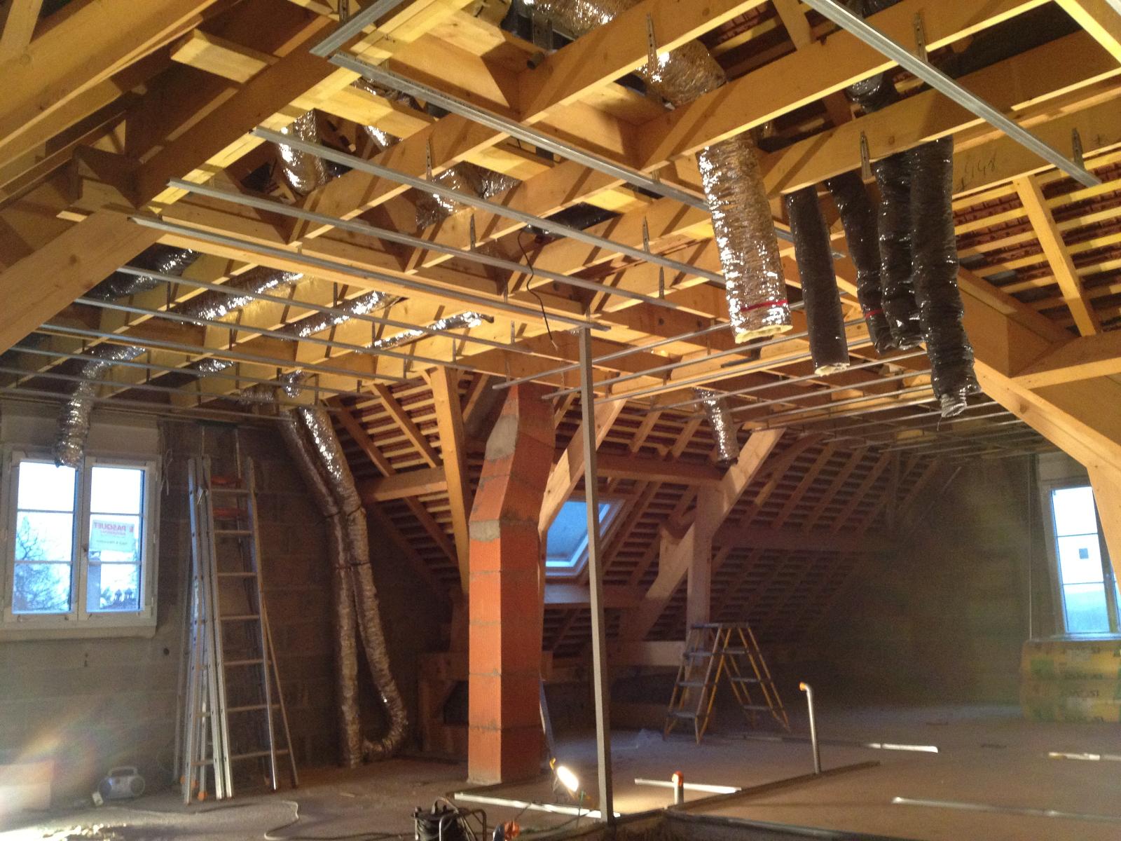 Gaines isolées pour VMC double flux