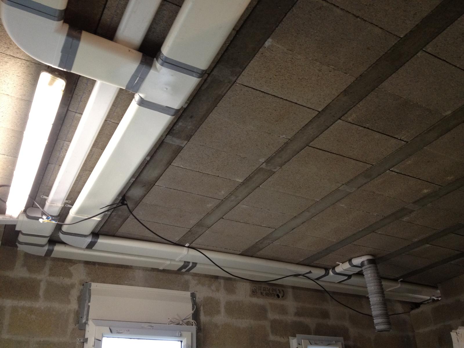 Gainage plat PVC pour VMC double flux