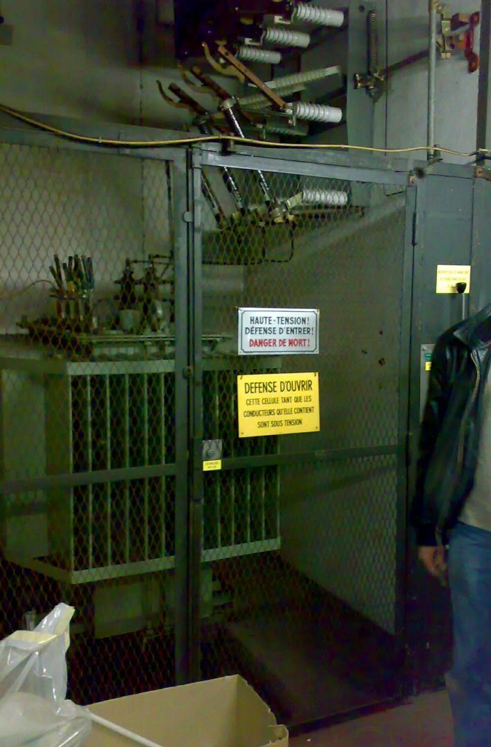 Dépose installation Haute Tension 2009