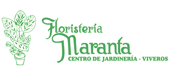 A logo for floristería naranta centro de jardinería viveros