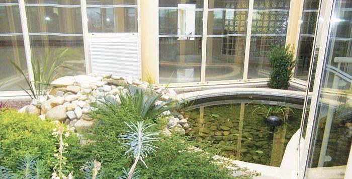 Les terrasses du Caroux Vue des parties communes