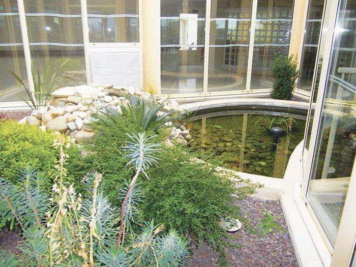 Les terrasses du Caroux Vue des parties communes