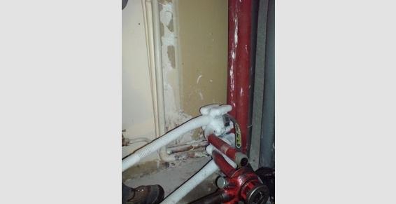 Congélation conduite de chauffage