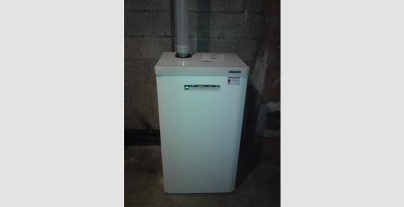 Chaudière condensation gaz FRISQUET sol