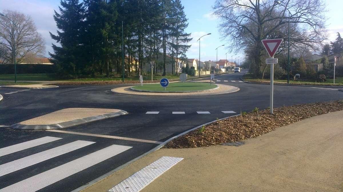 Giratoire à LA COPECHAGNIERE