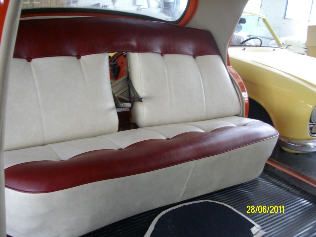Refection de sièges pour véhicules anciens