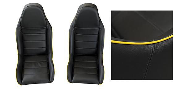 Siège en cuir avec jonc jaune chez Filloux Alain SARL à Limoges