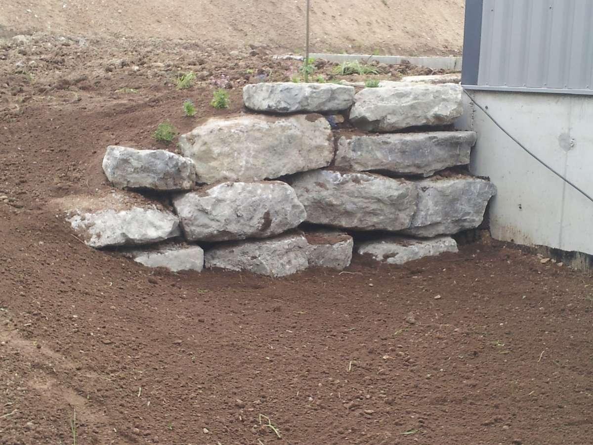 Enrochements divers dans le Chablais