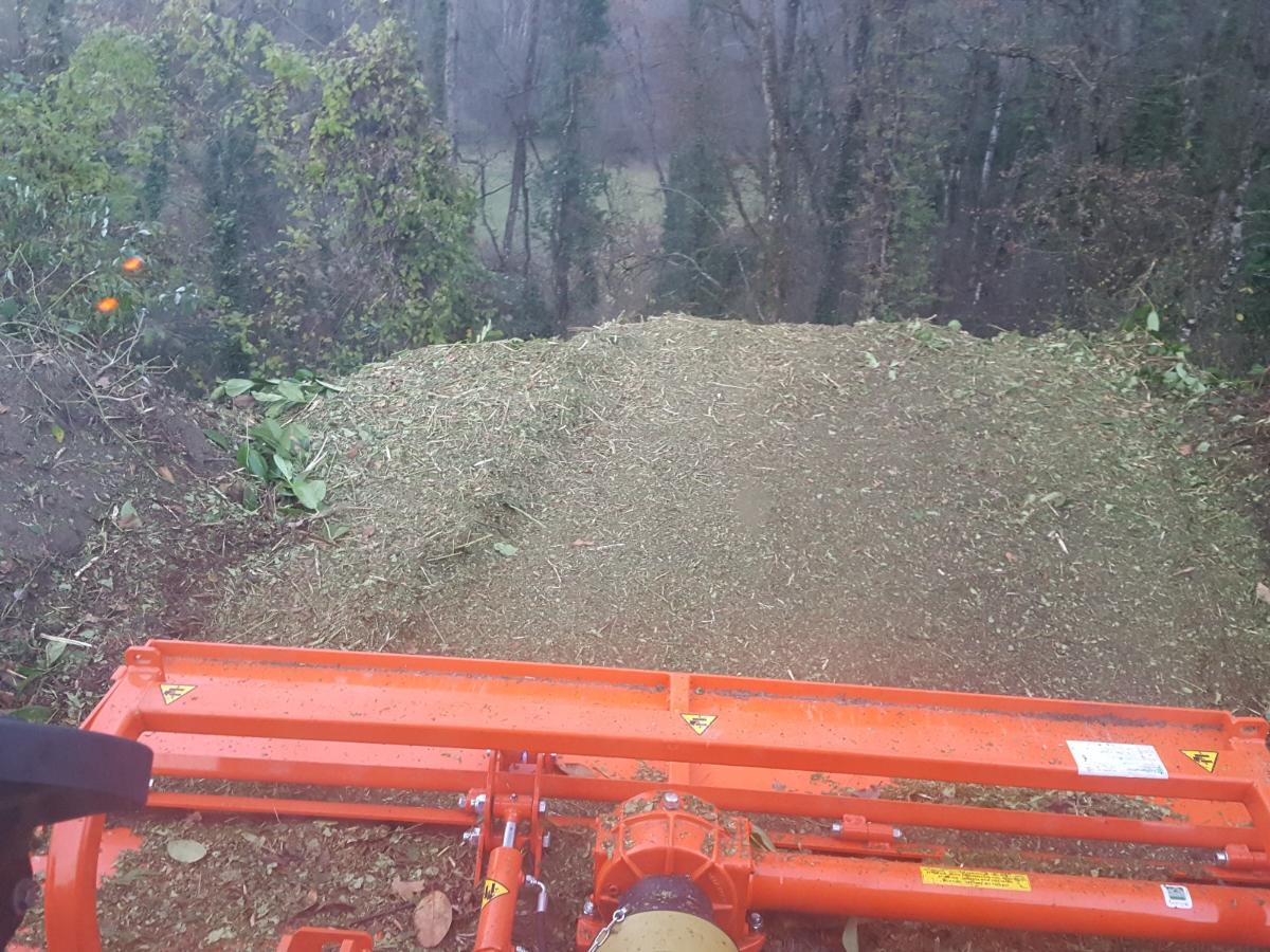 Broyage de végétaux