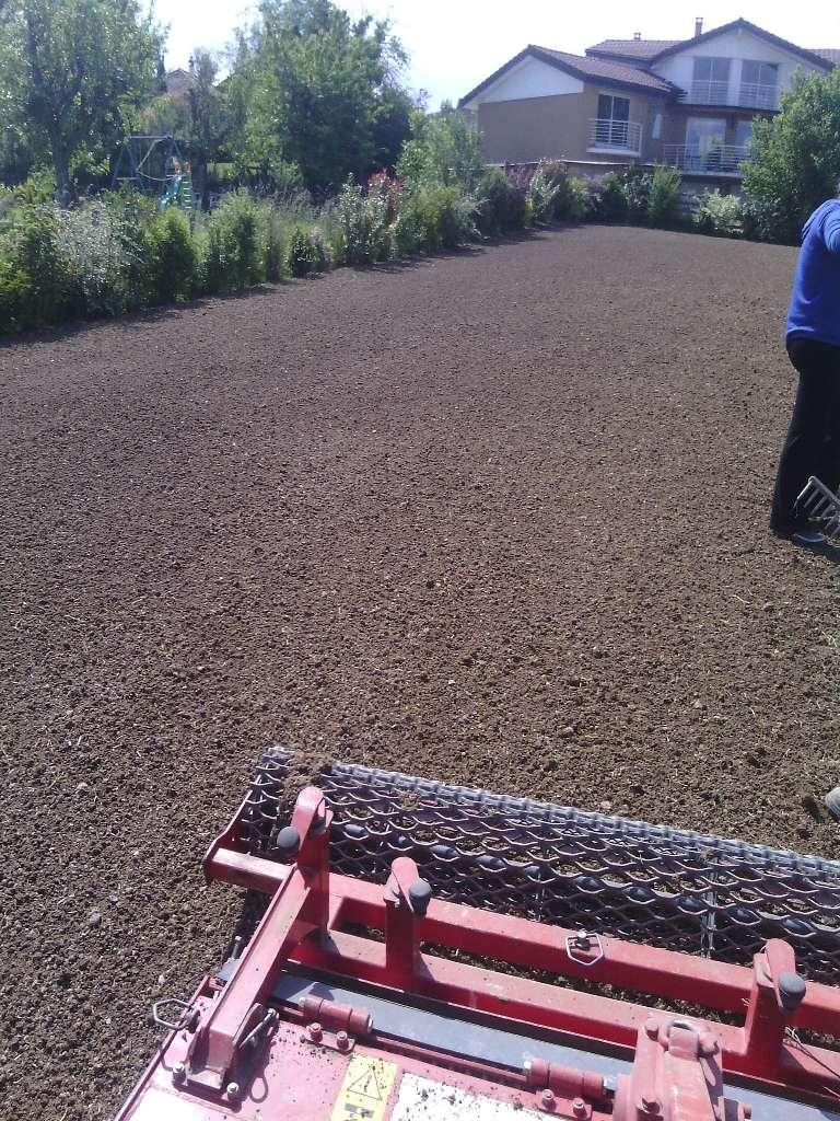 Engazonnement à Douvaine