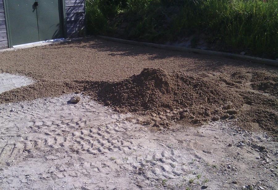 Rénovation de cour près de Thonon