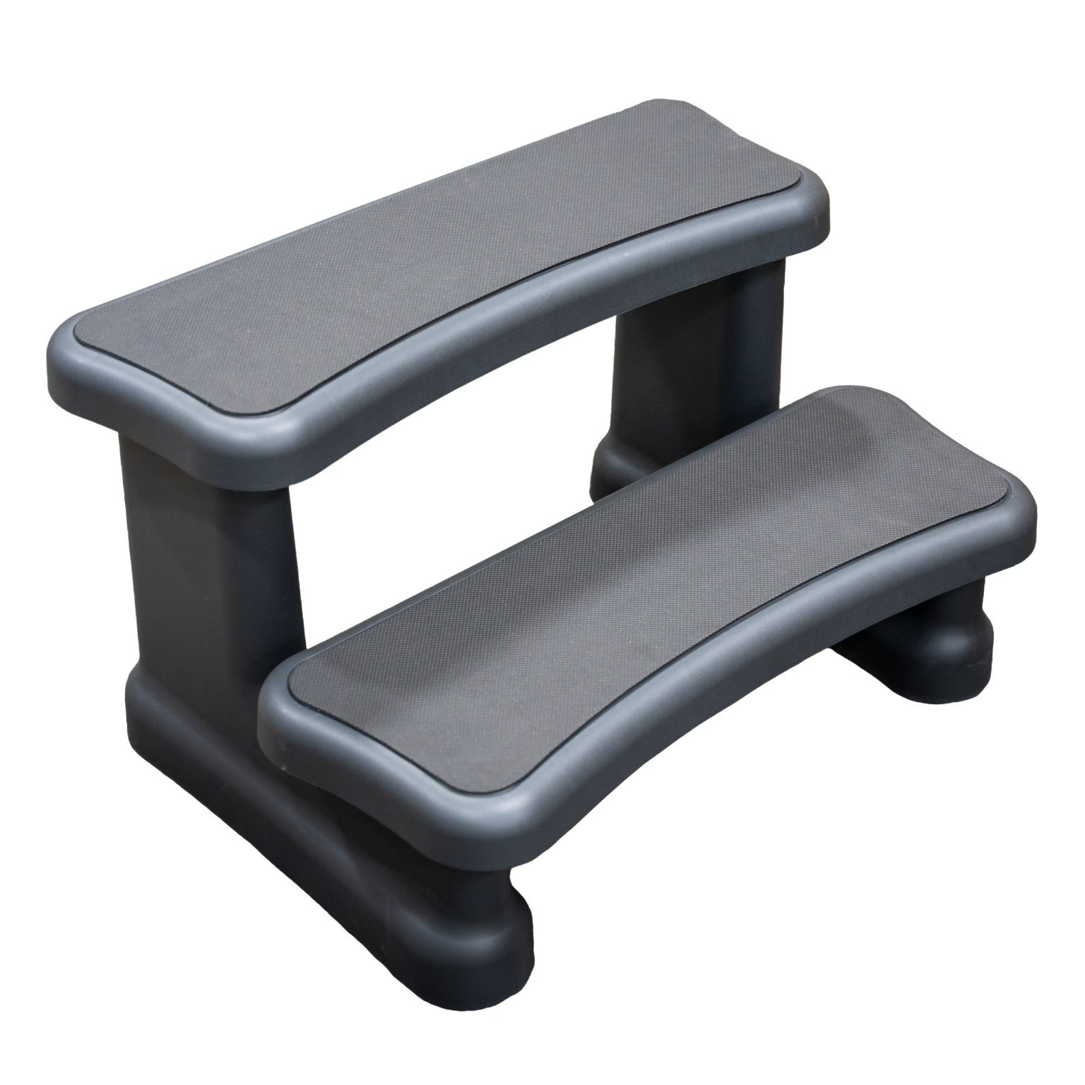 Escalier confort anthracite pour spas